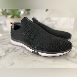 Kuru Atom Slip On Athletic Sneaker Black Knit Mens Shoes Size‎ 12